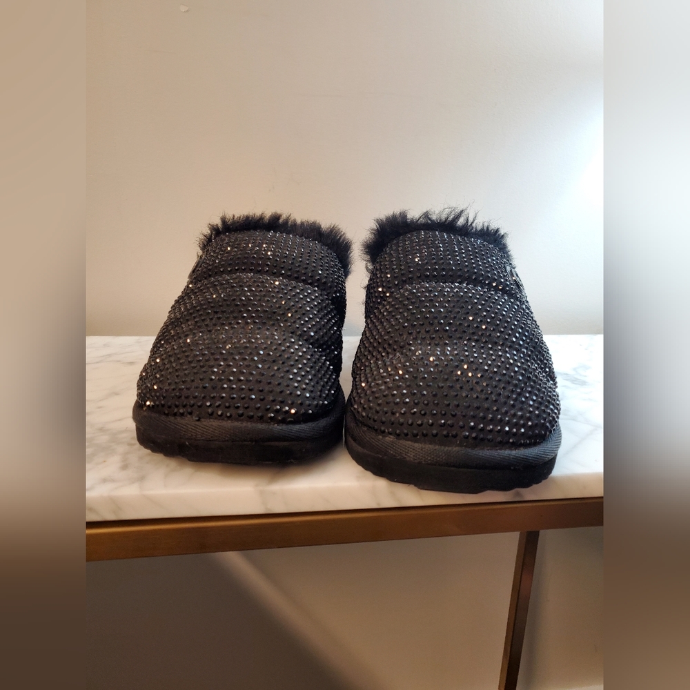 Michael Kors Women's Janis Studded Slippers Black